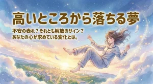 高いところから落ちる夢