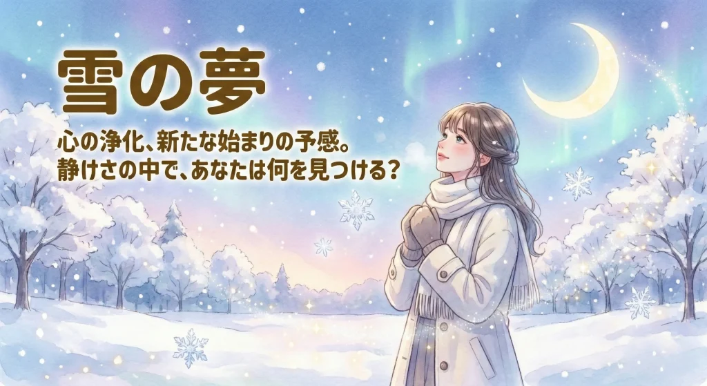 雪の夢